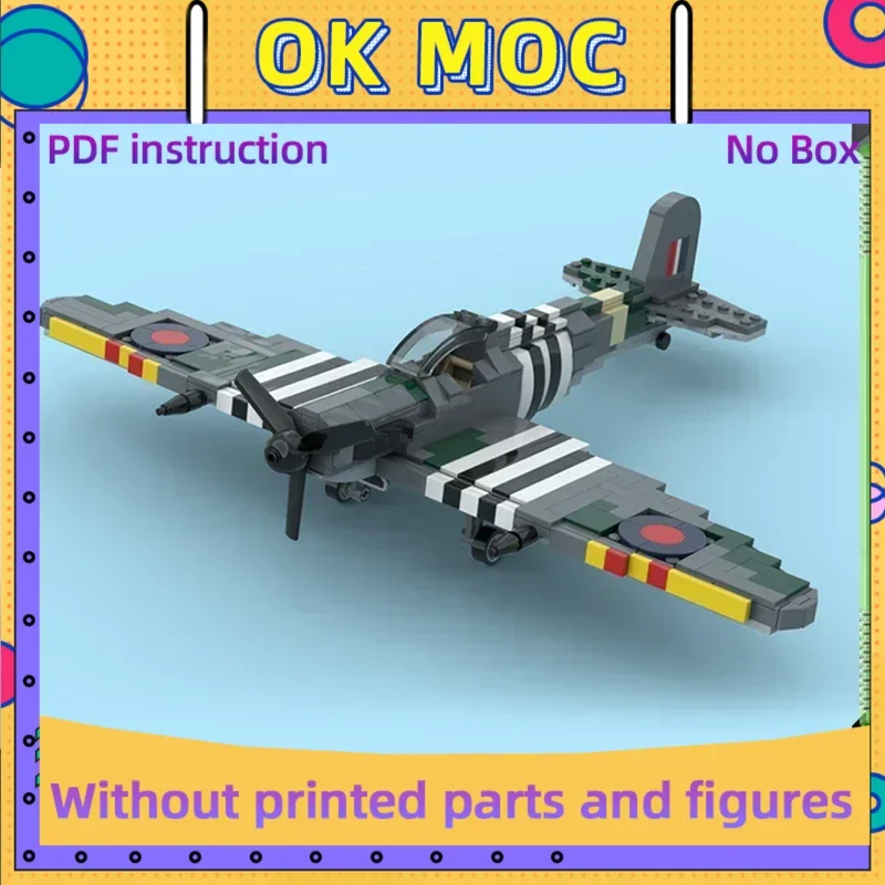 Moc Building Bricks Military Model Super Spitfire Fighter Technology Modular Blocks Gifts Toys For Child DIY Assembly
Moc Building Bricks Military Model Super Spitfire Fighter Technology Modular Blocks Gifts Toys For Child DIY Assembly