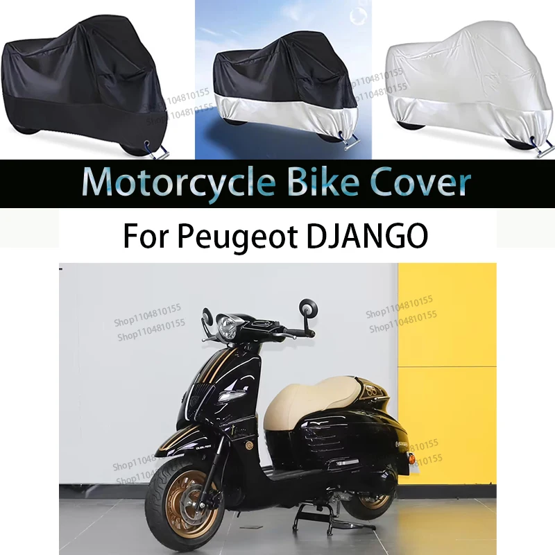 For Peugeot DJANGO Motorcycle Cover Moto Rain Cover Waterproof Dustproof UV Cover Coat Indoor Outdoor Motorbike Scooter Cover
For Peugeot DJANGO Motorcycle Cover Moto Rain Cover Waterproof Dustproof UV Cover Coat Indoor Outdoor Motorbike Scooter Cover