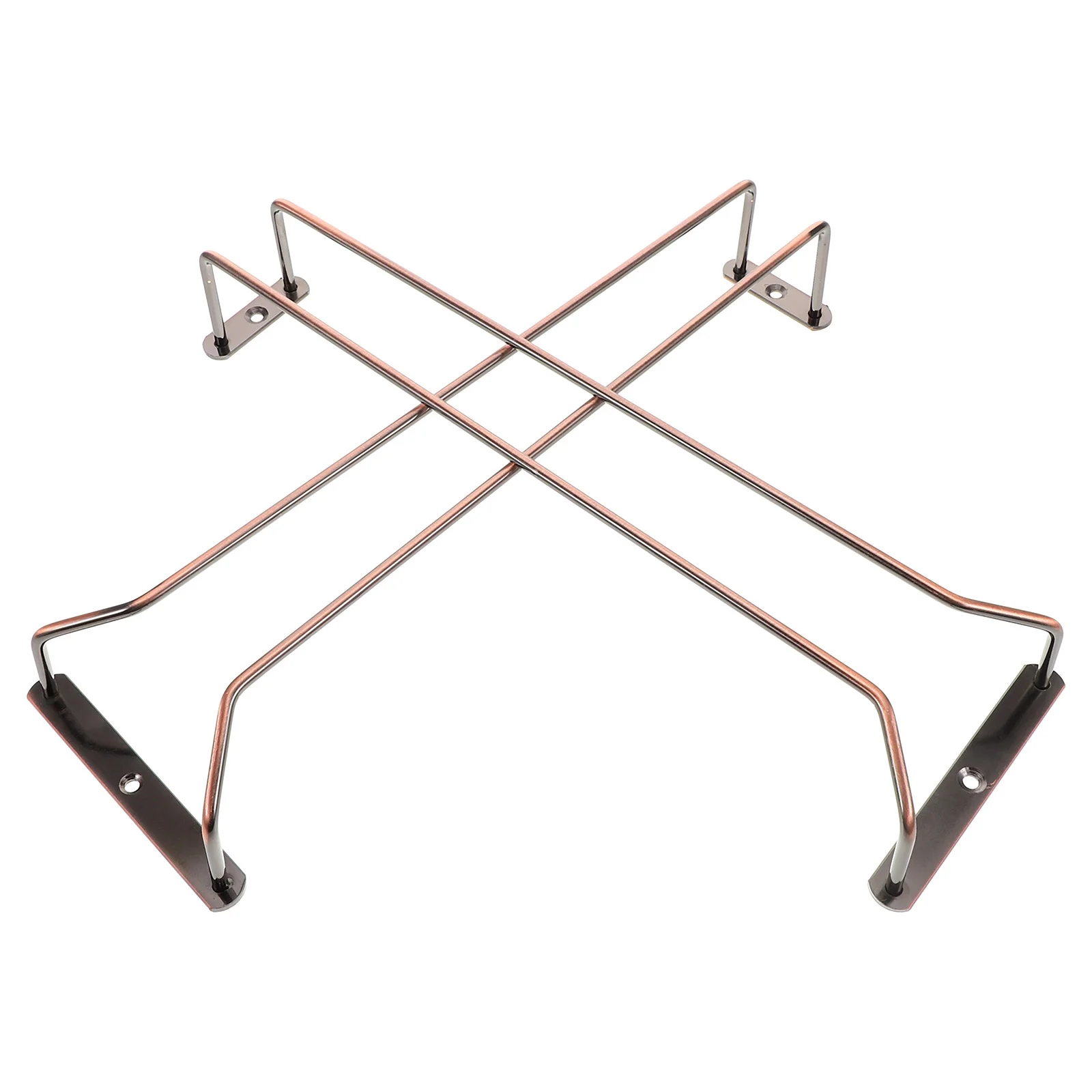 2pcs Copper Glass Holder Hanging Stemware Rack Sturdy Iron Wire Kitchen Bar KTV Party Use Easy Storage
2pcs Copper Glass Holder Hanging Stemware Rack Sturdy Iron Wire Kitchen Bar KTV Party Use Easy Storage
