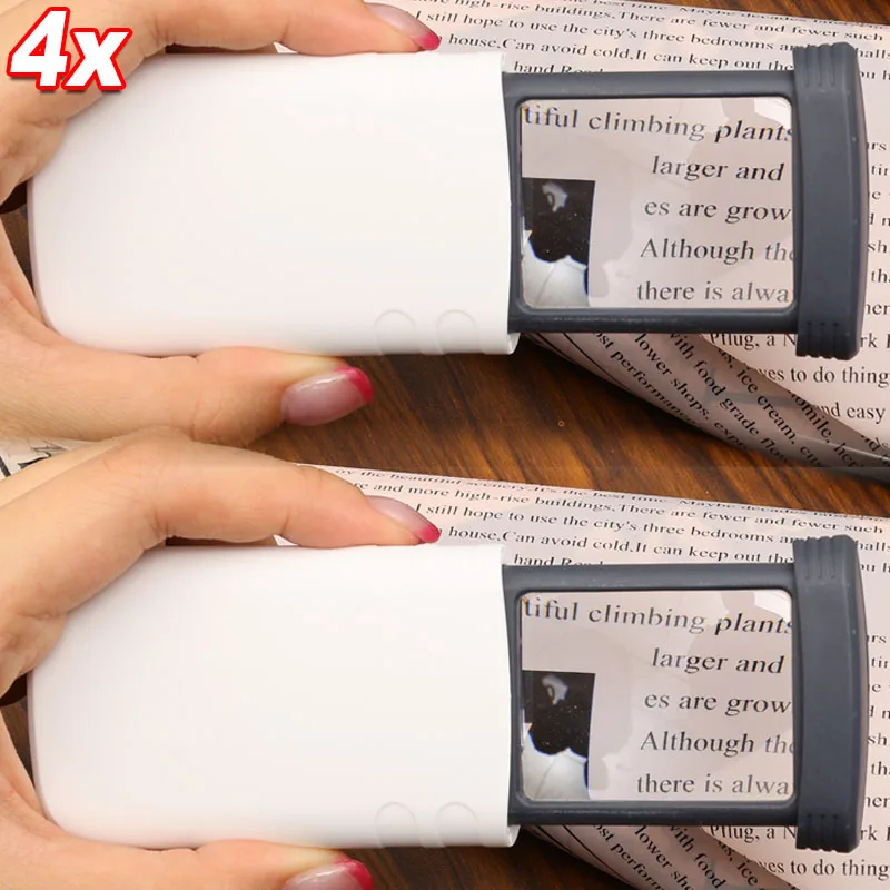 Portable 4x Magnifying Glass HD Lens with LED Lights Foldable Pull-out Microscope for Kids Seniors Reading Crafts Accessories
Portable 4x Magnifying Glass HD Lens with LED Lights Foldable Pull-out Microscope for Kids Seniors Reading Crafts Accessories