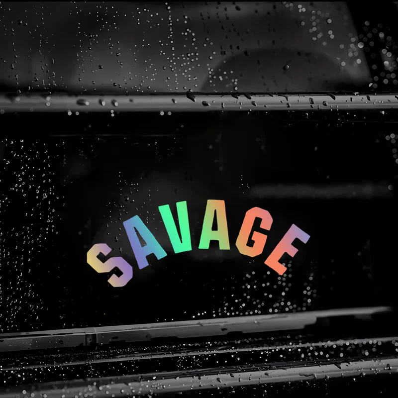 1pc Savage Letter Car Stickers Waterproof for Auto Rear Window Windshield Body Creative Vinyl Decals Funny Vehicle Decoration
1pc Savage Letter Car Stickers Waterproof for Auto Rear Window Windshield Body Creative Vinyl Decals Funny Vehicle Decoration