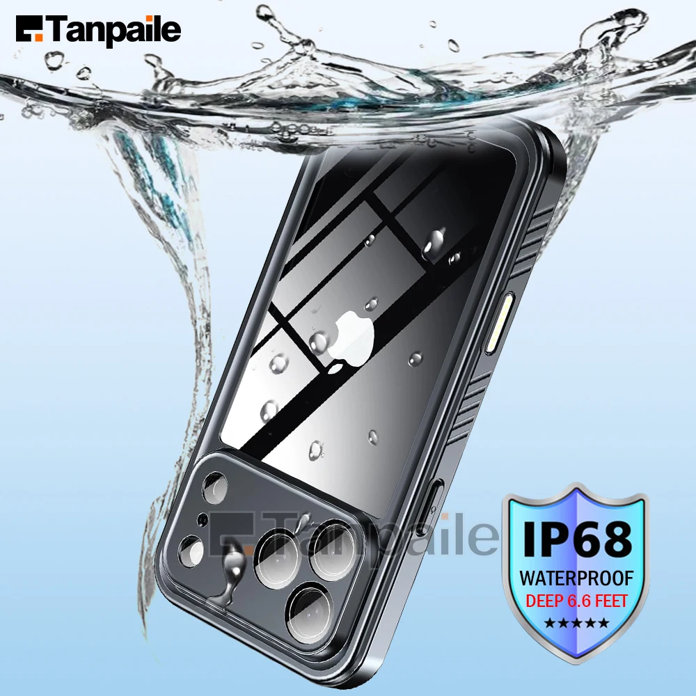 IP68 Waterproof Case For iPhone 17 Pro Max AIR 16 16E 15 14 13 Plus Heavy Duty Shockproof Dustproof Phone Cover
IP68 Waterproof Case For iPhone 17 Pro Max AIR 16 16E 15 14 13 Plus Heavy Duty Shockproof Dustproof Phone Cover