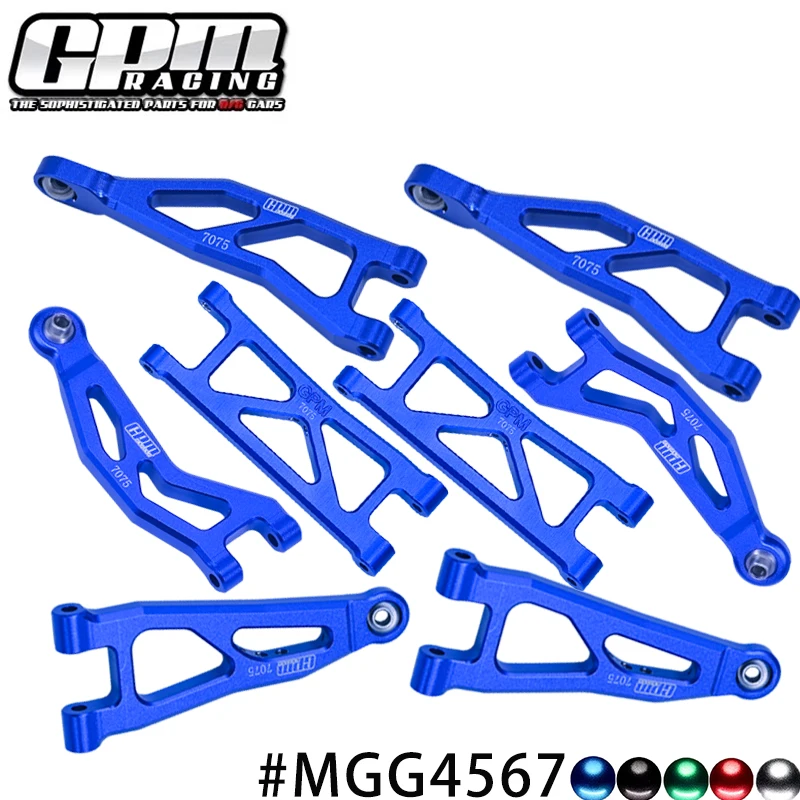 GPM Aluminum 7075 Front And Rear Suspension Arms Set For ARRMA 1/18 Granite Grom, Typhon Grom
GPM Aluminum 7075 Front And Rear Suspension Arms Set For ARRMA 1/18 Granite Grom, Typhon Grom