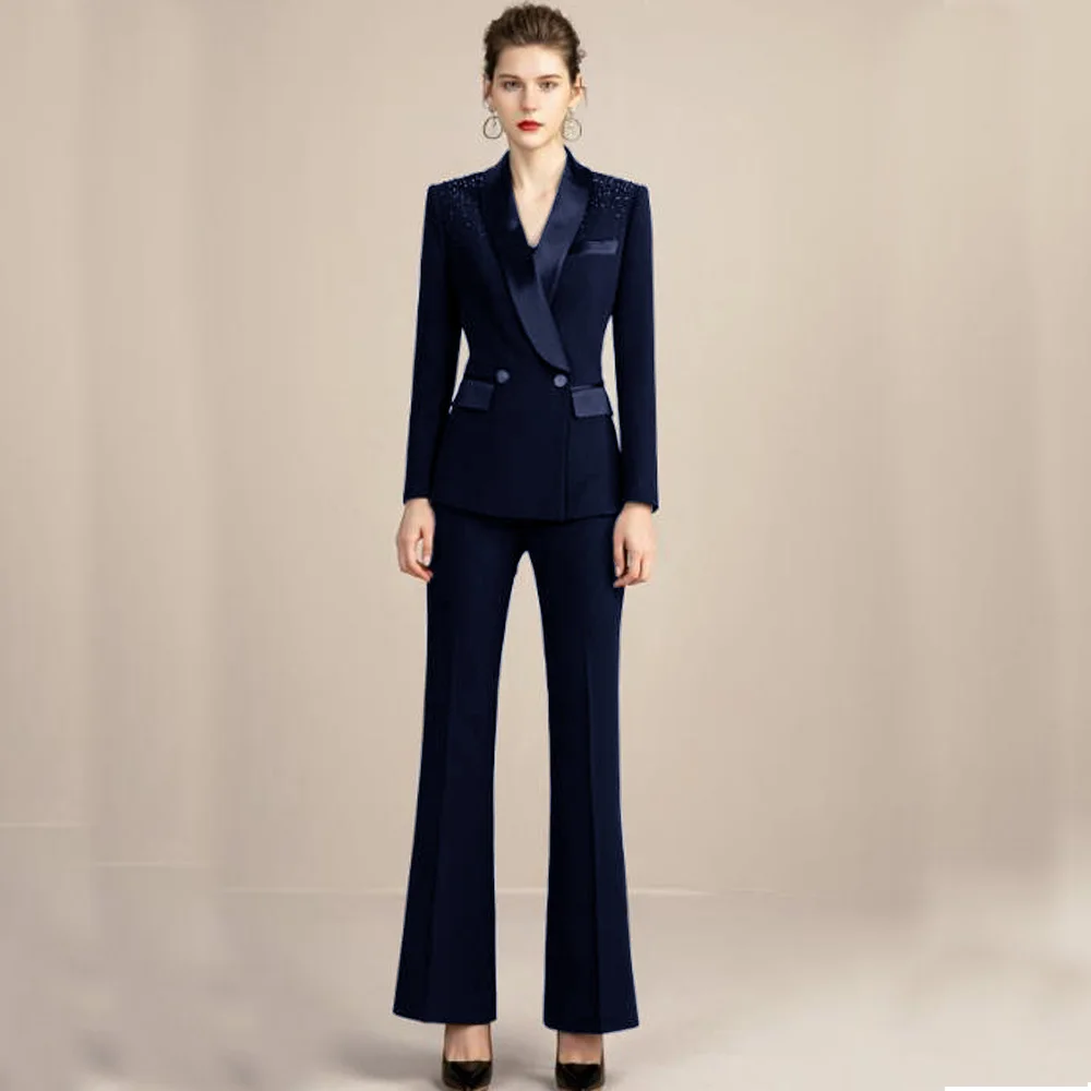 Women's Full Suit Pants Sets to Dress Green Fruit Collar Set Woman Two Pieces Casual Elegant Double-breasted Chic Fashion Suits
Women's Full Suit Pants Sets to Dress Green Fruit Collar Set Woman Two Pieces Casual Elegant Double-breasted Chic Fashion Suits
