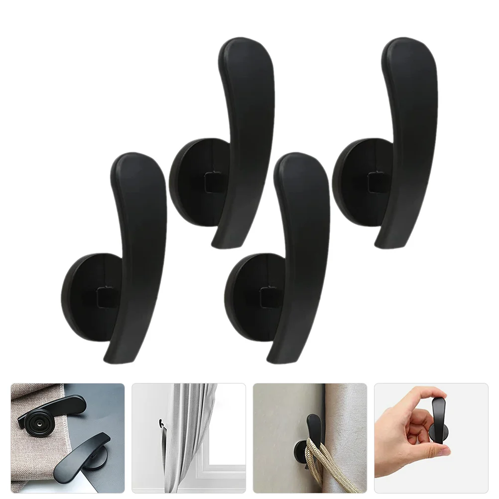 4Pcs Metal Curtain Tiebacks Holdbacks Wall Mounted Hooks for Drapes Decorative Drape Ties Indoor Curtains Decoration
4Pcs Metal Curtain Tiebacks Holdbacks Wall Mounted Hooks for Drapes Decorative Drape Ties Indoor Curtains Decoration