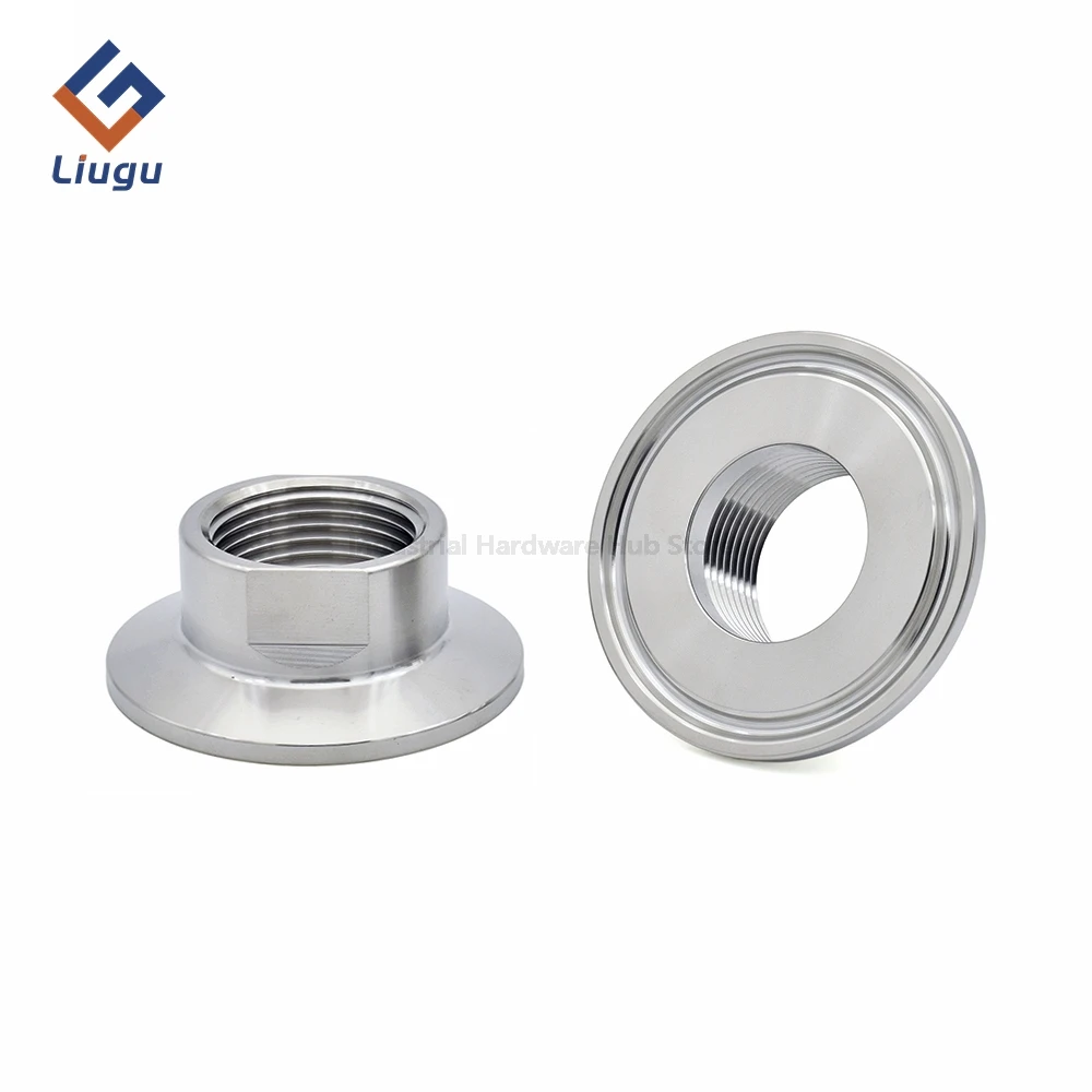 Female Thread Adapter Sanitary SS304 Stainless Steel BSPT NPT Tri Clamp 1/4" 3/8" 1/2"-1" & 25.4-64mm Pipe Fitting Connector
Female Thread Adapter Sanitary SS304 Stainless Steel BSPT NPT Tri Clamp 1/4" 3/8" 1/2"-1" & 25.4-64mm Pipe Fitting Connector
