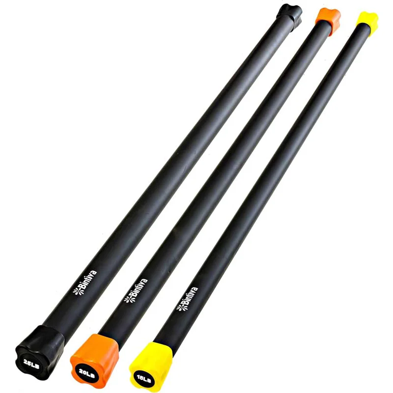 BESAY Portable Stainless Steel Workout Weighted Bar Racks Gymnastics Barbell Bar for Yoga Strength Training Exercise
BESAY Portable Stainless Steel Workout Weighted Bar Racks Gymnastics Barbell Bar for Yoga Strength Training Exercise