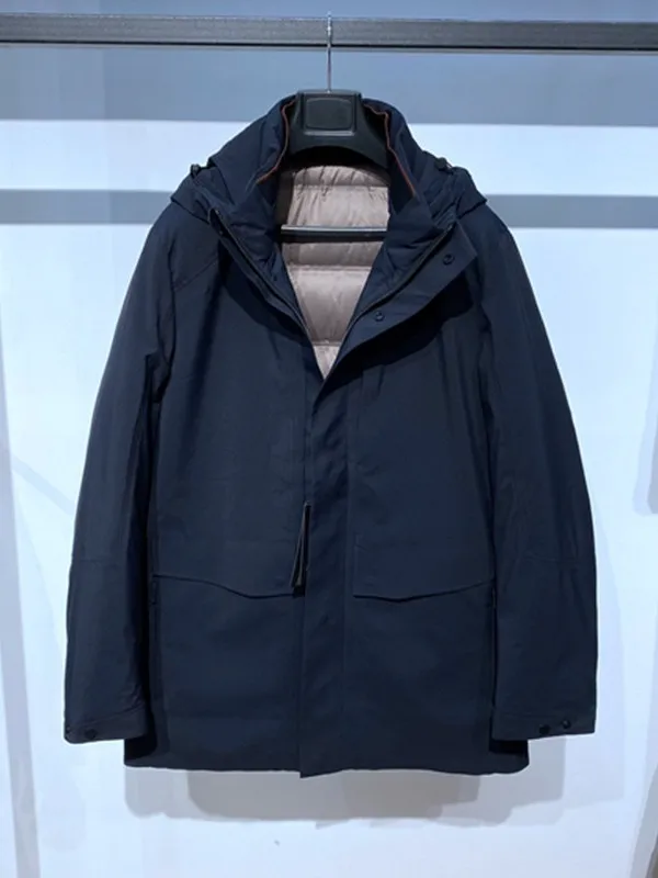 Мужская пуховая куртка на молнии с отстегивающимся капюшоном, теплая, универсальная, для повседневной носки, зимняя, модная, стильная
Мужская пуховая куртка на молнии с отстегивающимся капюшоном, теплая, универсальная, для повседневной носки, зимняя, модная, стильная