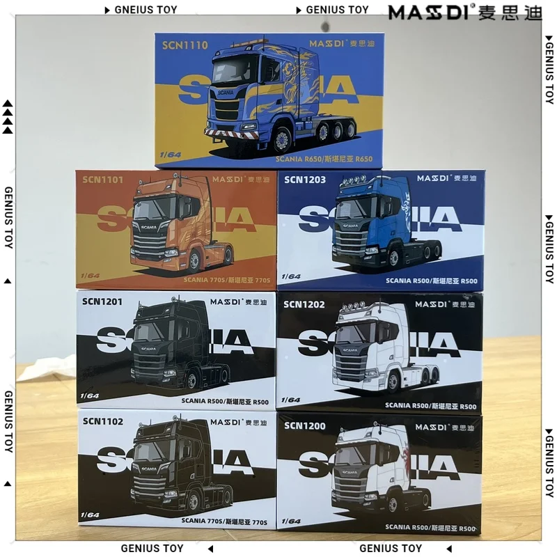 MASSDI Scania 770S R500 Truck Head Trailer Tow Truck 1:64 Diecast Alloy Metal Car Model Construction Vehicle Collection Display
MASSDI Scania 770S R500 Truck Head Trailer Tow Truck 1:64 Diecast Alloy Metal Car Model Construction Vehicle Collection Display