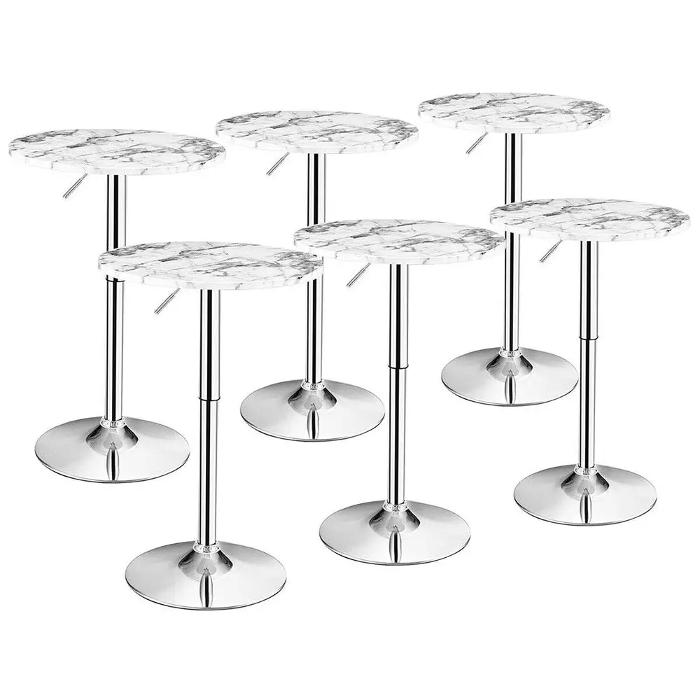 Round Pub Table Height Adjustable, 360 Swivel Cocktail Pub Table with Sliver Leg and Base for Home, Bar Table6, White
Round Pub Table Height Adjustable, 360 Swivel Cocktail Pub Table with Sliver Leg and Base for Home, Bar Table6, White