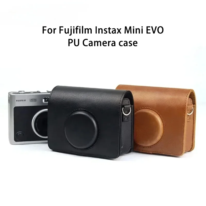 For Fujifilm Instax Mini EVO PU Leather Camera Case Protective Carry Bag Cover with Shoulder Strap Storage Bag
For Fujifilm Instax Mini EVO PU Leather Camera Case Protective Carry Bag Cover with Shoulder Strap Storage Bag