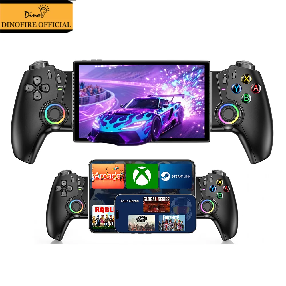 Беспроводной Bluetooth RGB-контроллер Dinofire для Switch 2/Nintendo Switch/Switch OLED-геймпад с эффектом Холла для телефона для Android IOS
Беспроводной Bluetooth RGB-контроллер Dinofire для Switch 2/Nintendo Switch/Switch OLED-геймпад с эффектом Холла для телефона для Android IOS