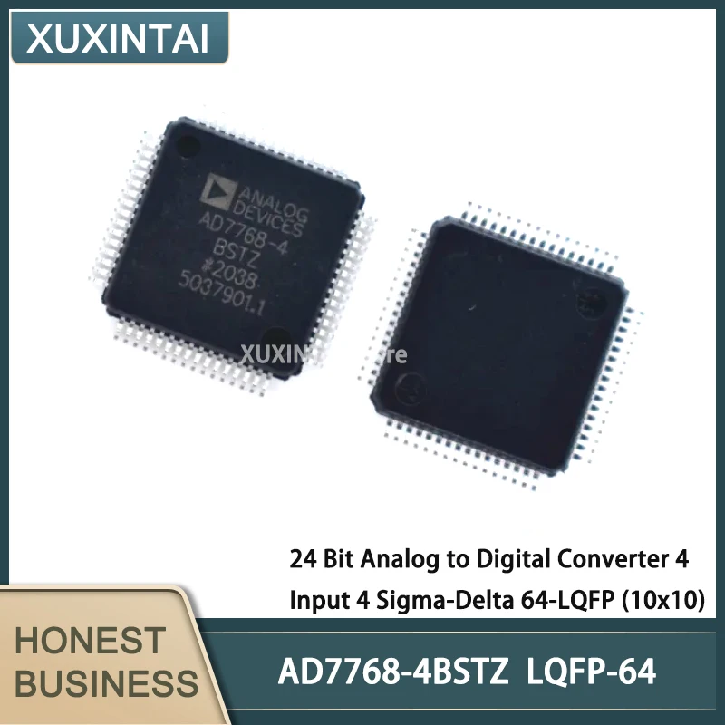 5Pcs/Lot New Original AD7768-4BSTZ AD7768 24 Bit Analog to Digital Converter 4 Input 4 Sigma-Delta 64-LQFP (10x10)
5Pcs/Lot New Original AD7768-4BSTZ AD7768 24 Bit Analog to Digital Converter 4 Input 4 Sigma-Delta 64-LQFP (10x10)