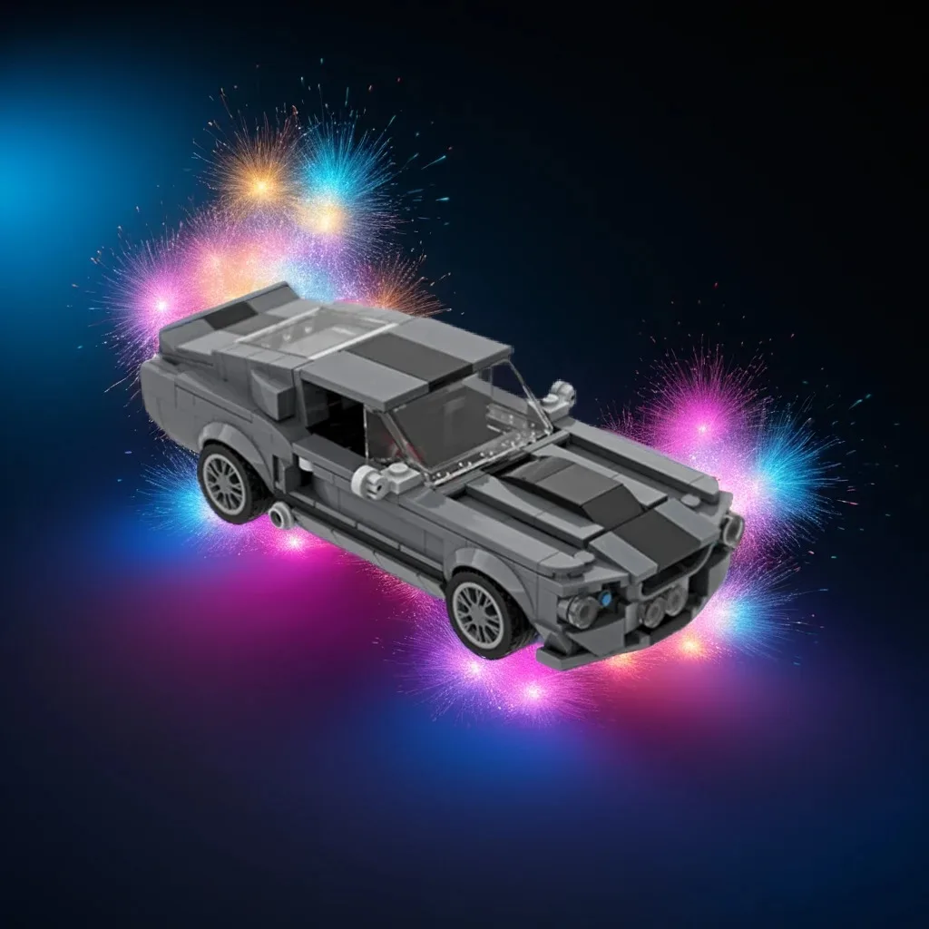 382 шт. Eleanor Ford Mustang Shelby GT500 MOC классический мускулистый автомобиль образование строительные блоки «сделай сам» игрушки на день рождения подарок
382 шт. Eleanor Ford Mustang Shelby GT500 MOC классический мускулистый автомобиль образование строительные блоки «сделай сам» игрушки на день рождения подарок
