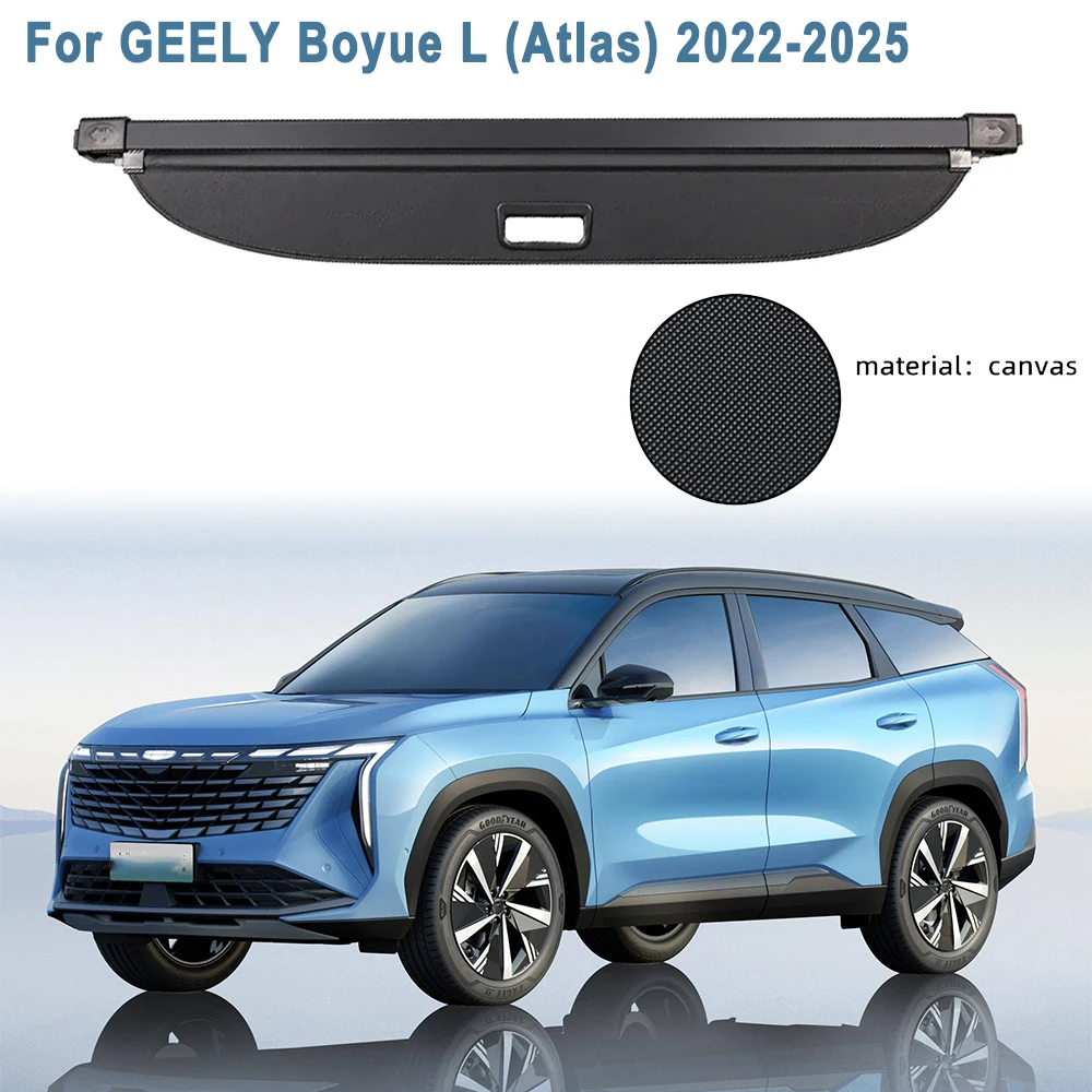 Черная выдвижная шторка-органайзер для багажника, защитная шторка для хранения и конфиденциальности для Geely Boyue L 2022-2025
Черная выдвижная шторка-органайзер для багажника, защитная шторка для хранения и конфиденциальности для Geely Boyue L 2022-2025