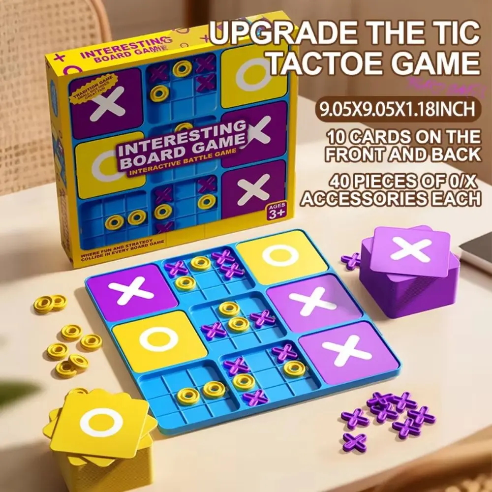 Креативная настольная игра Tic Tac Toe Монтессори, интерактивная игра для родителей и детей, девятиквадратная игра XO, портативная игра для мышления, XO, шахматная игра
Креативная настольная игра Tic Tac Toe Монтессори, интерактивная игра для родителей и детей, девятиквадратная игра XO, портативная игра для мышления, XO, шахматная игра
