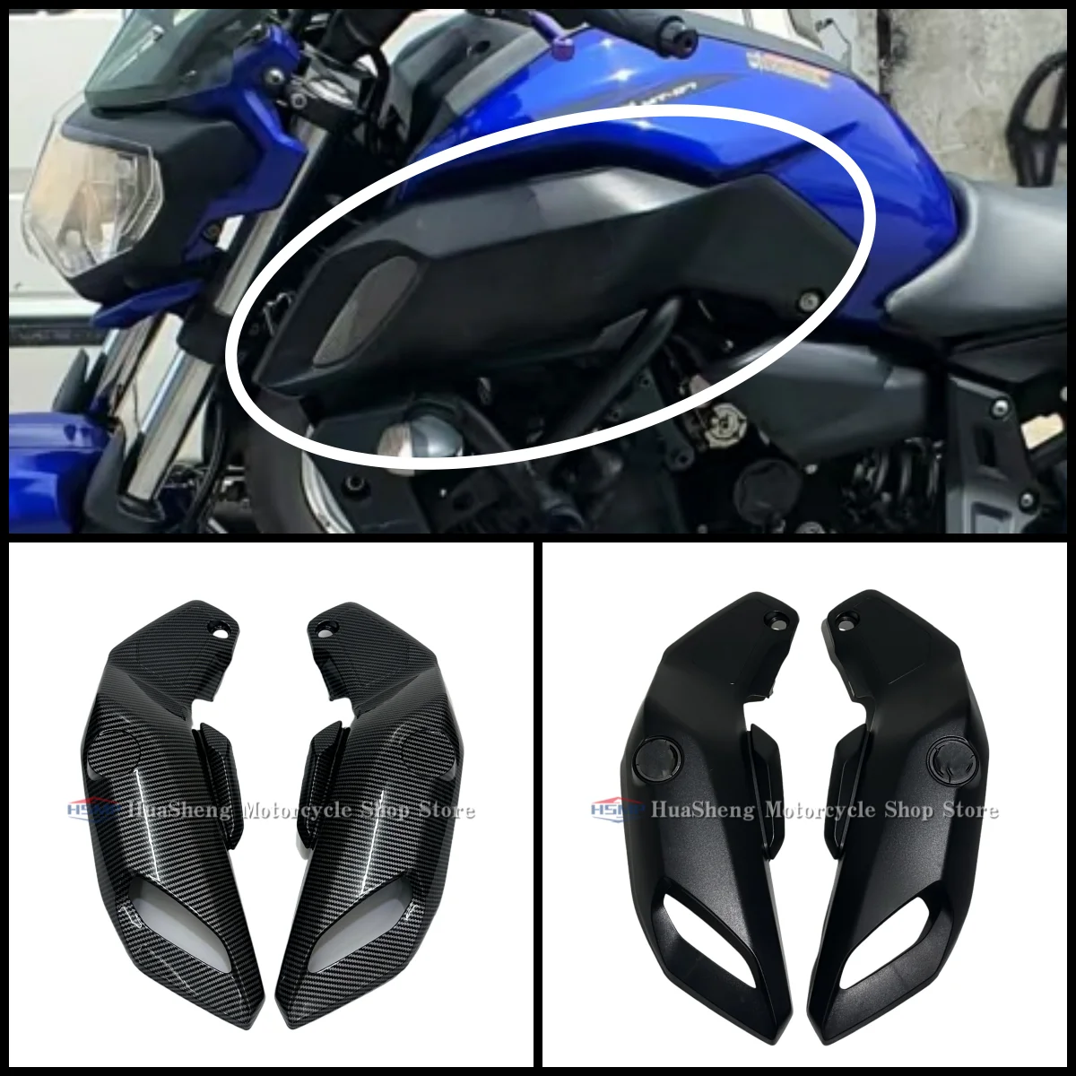 Боковая панель бака мотоцикла, обтекатель воздухозаборника, комплект из АБС-пластика, внешние детали для Yamaha MT-07 FZ-07 2018 2019 2020
Боковая панель бака мотоцикла, обтекатель воздухозаборника, комплект из АБС-пластика, внешние детали для Yamaha MT-07 FZ-07 2018 2019 2020