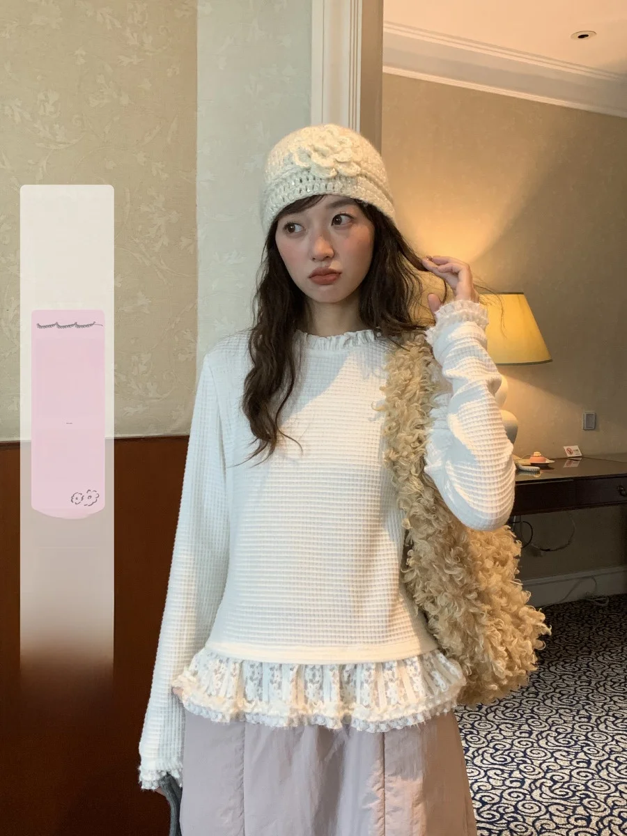 Женская трикотажная основа irt Lace Splicing Long Sve Top Stand Collar Midi Length Белое марлевое волокно Полиэстер Нейлон Sp...
Женская трикотажная основа irt Lace Splicing Long Sve Top Stand Collar Midi Length Белое марлевое волокно Полиэстер Нейлон Sp...