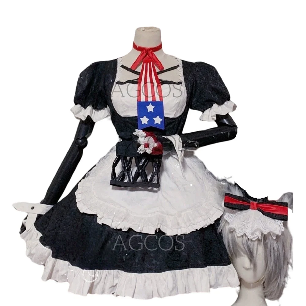 AGCOS индивидуальные костюмы Azur Lane USS Hammann Maid, карнавальный костюм, рождественское платье, костюмы индивидуального размера, косплей
AGCOS индивидуальные костюмы Azur Lane USS Hammann Maid, карнавальный костюм, рождественское платье, костюмы индивидуального размера, косплей