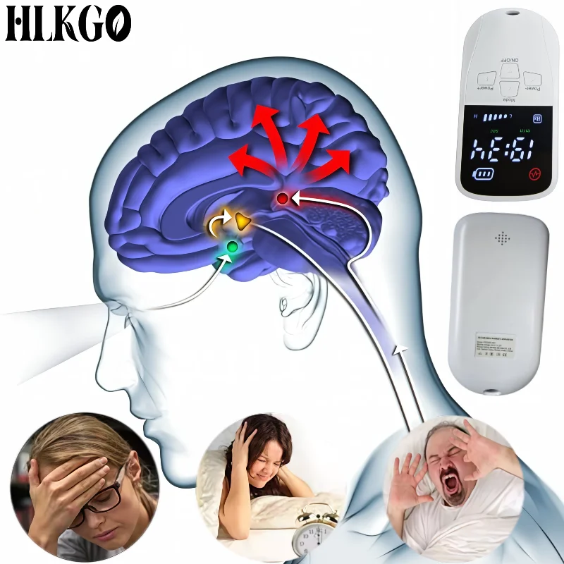 Vagus Nerve CES Microcurrent Sleep Aid Device for Insomnia Anxiety Depression Fast Sleeping Health Care Home Use
Vagus Nerve CES Microcurrent Sleep Aid Device for Insomnia Anxiety Depression Fast Sleeping Health Care Home Use