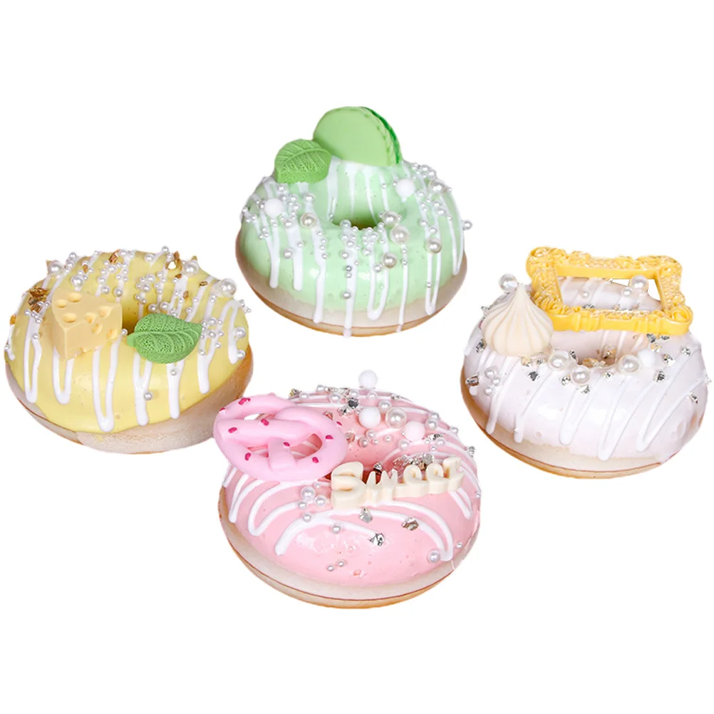 4 Pcs Fake Cakes Desserts Faux Donuts Toy Decorative Artificial Pvc Party Decors
4 Pcs Fake Cakes Desserts Faux Donuts Toy Decorative Artificial Pvc Party Decors