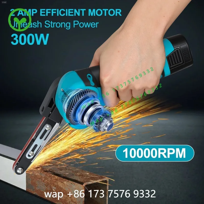 【Premium】300W Electric Mini Belt Sander Sand 10000RMP Angle Grinder Tool Cordless Belt Sander Polisher Power Tool For 16.8V Batt
【Premium】300W Electric Mini Belt Sander Sand 10000RMP Angle Grinder Tool Cordless Belt Sander Polisher Power Tool For 16.8V Batt