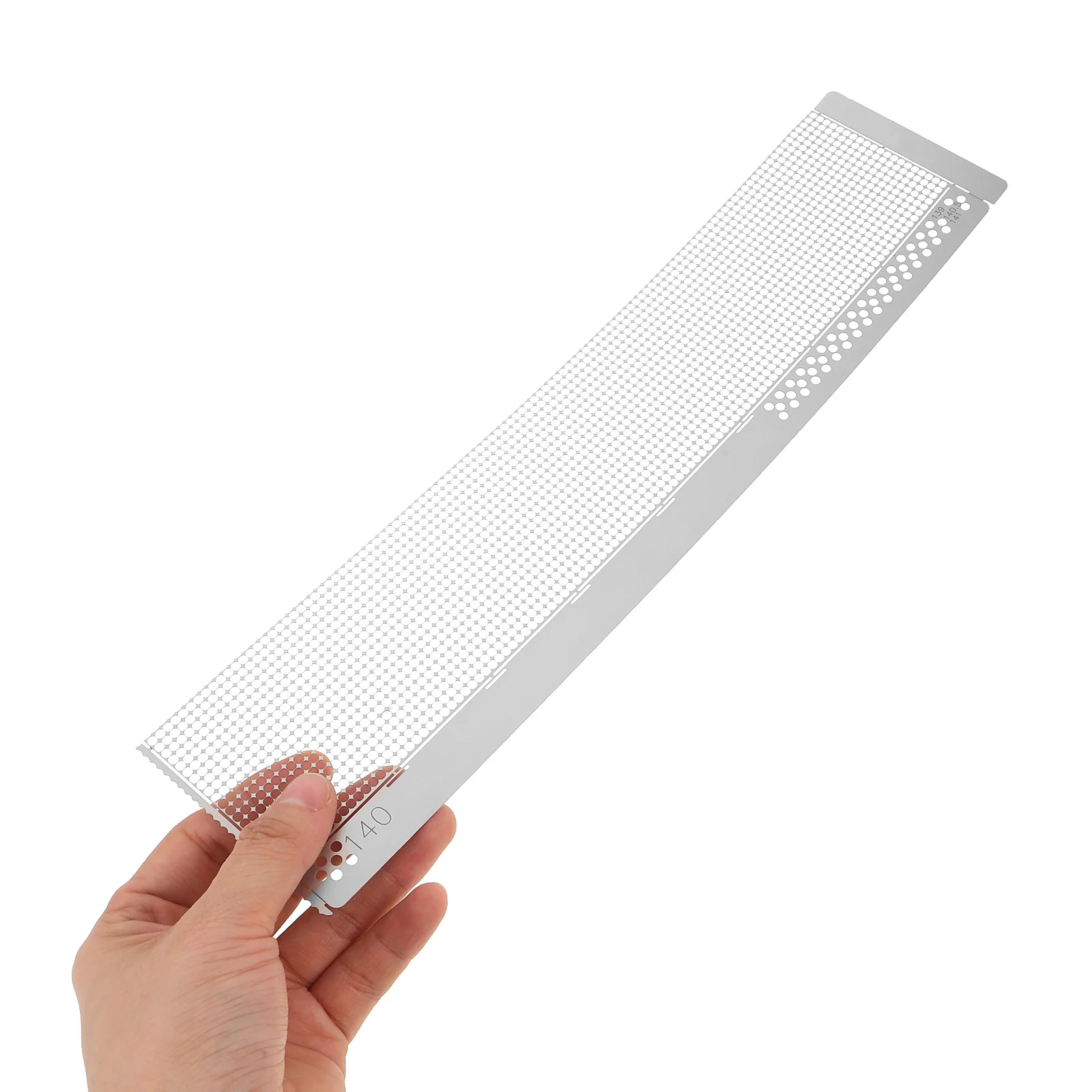 Stainless Steel Tool 2200 Grids Metal Ruler for Bead Embroidery Patchwork Design Home Decor Crafters Gift DIY
Stainless Steel Tool 2200 Grids Metal Ruler for Bead Embroidery Patchwork Design Home Decor Crafters Gift DIY