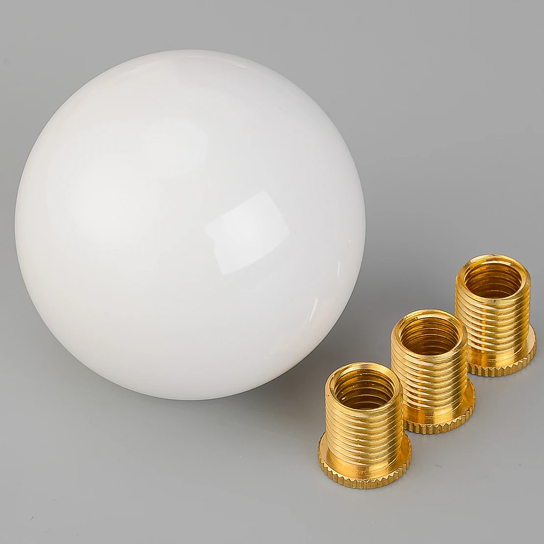 Универсальная автомобильная ручка переключения передач, круглая шаровая головка M12x1,25, глянцевый белый
Универсальная автомобильная ручка переключения передач, круглая шаровая головка M12x1,25, глянцевый белый