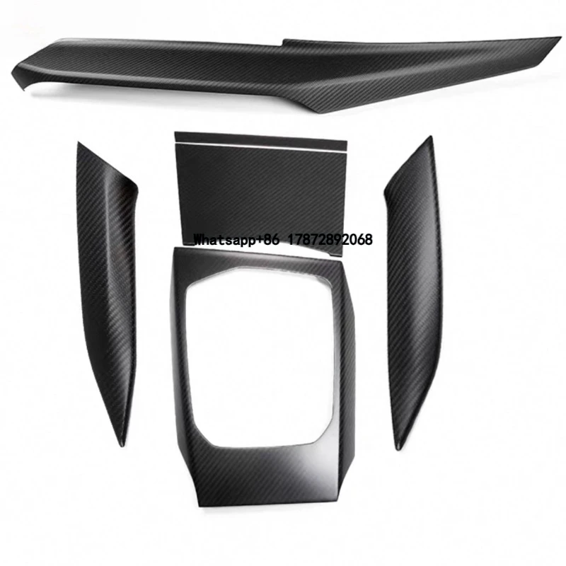 For 3 4Series G80 G82 G20 G26 G42 2023-2026 Dry Carbon Fiber Car gear panel Cover Interior Kit Trim Stickers Car Accessoires
For 3 4Series G80 G82 G20 G26 G42 2023-2026 Dry Carbon Fiber Car gear panel Cover Interior Kit Trim Stickers Car Accessoires