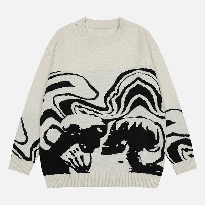 Gothic Sle Knitted Sweater Jaet Autumn Winter Ins Sle Long Sve Overhead Winter Collection Single Piece My5002
Gothic Sle Knitted Sweater Jaet Autumn Winter Ins Sle Long Sve Overhead Winter Collection Single Piece My5002