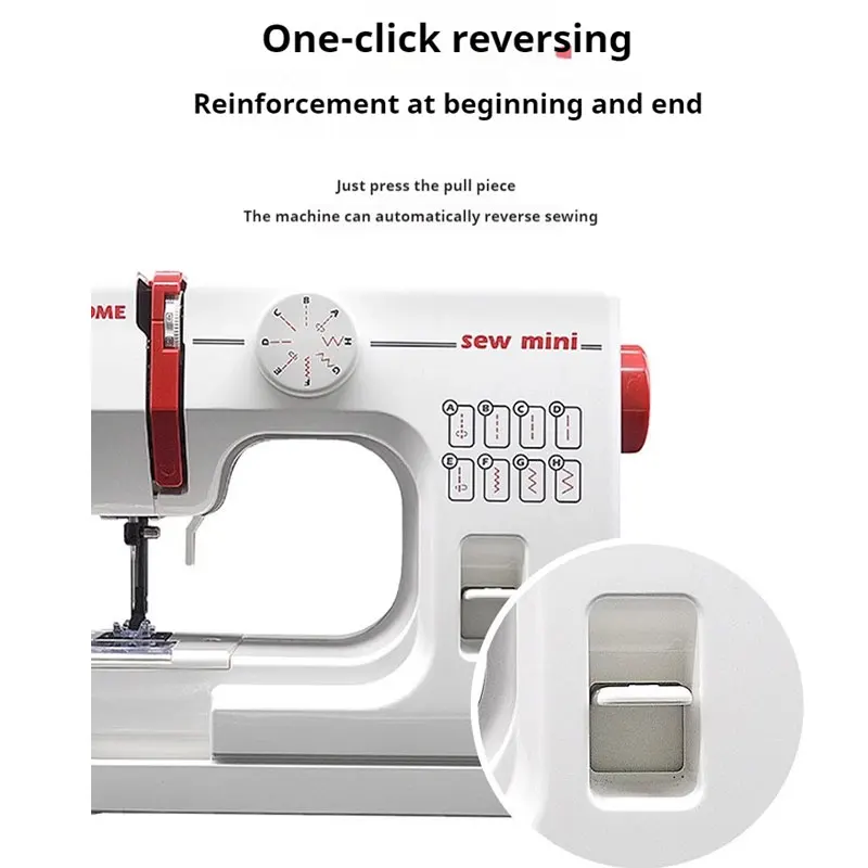 Многофункциональная маленькая электрическая швейная машина JANOME 525A с замковой строчкой
Многофункциональная маленькая электрическая швейная машина JANOME 525A с замковой строчкой