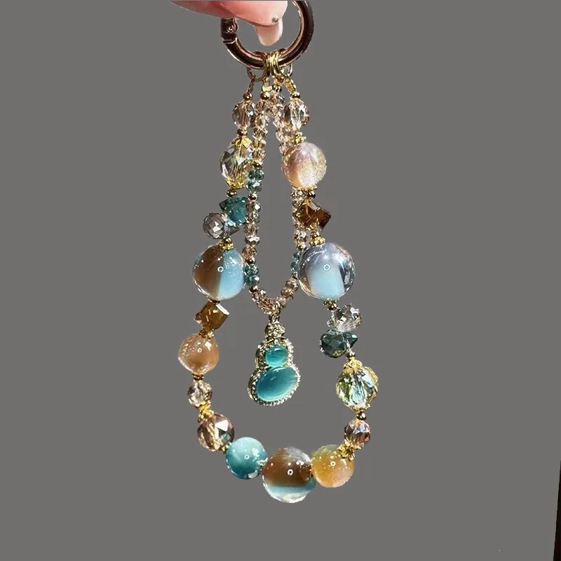 Chinese Style Acrylic Phone Lanyard Handmade Bead Pearl Crystal Strap Phone Case Wrist Hanging Chain Keychain Pendant
Chinese Style Acrylic Phone Lanyard Handmade Bead Pearl Crystal Strap Phone Case Wrist Hanging Chain Keychain Pendant