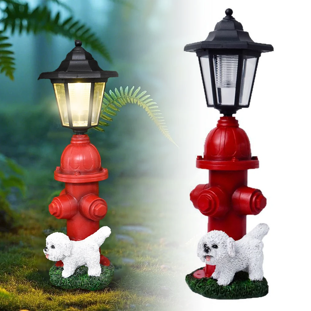 Fire Hydrant and Dog Outdoor Statues Solar Lights Dog Solar Garden Statues Solar Lantern Resin Dog Figurine Outdoor Garden Decor
Fire Hydrant and Dog Outdoor Statues Solar Lights Dog Solar Garden Statues Solar Lantern Resin Dog Figurine Outdoor Garden Decor