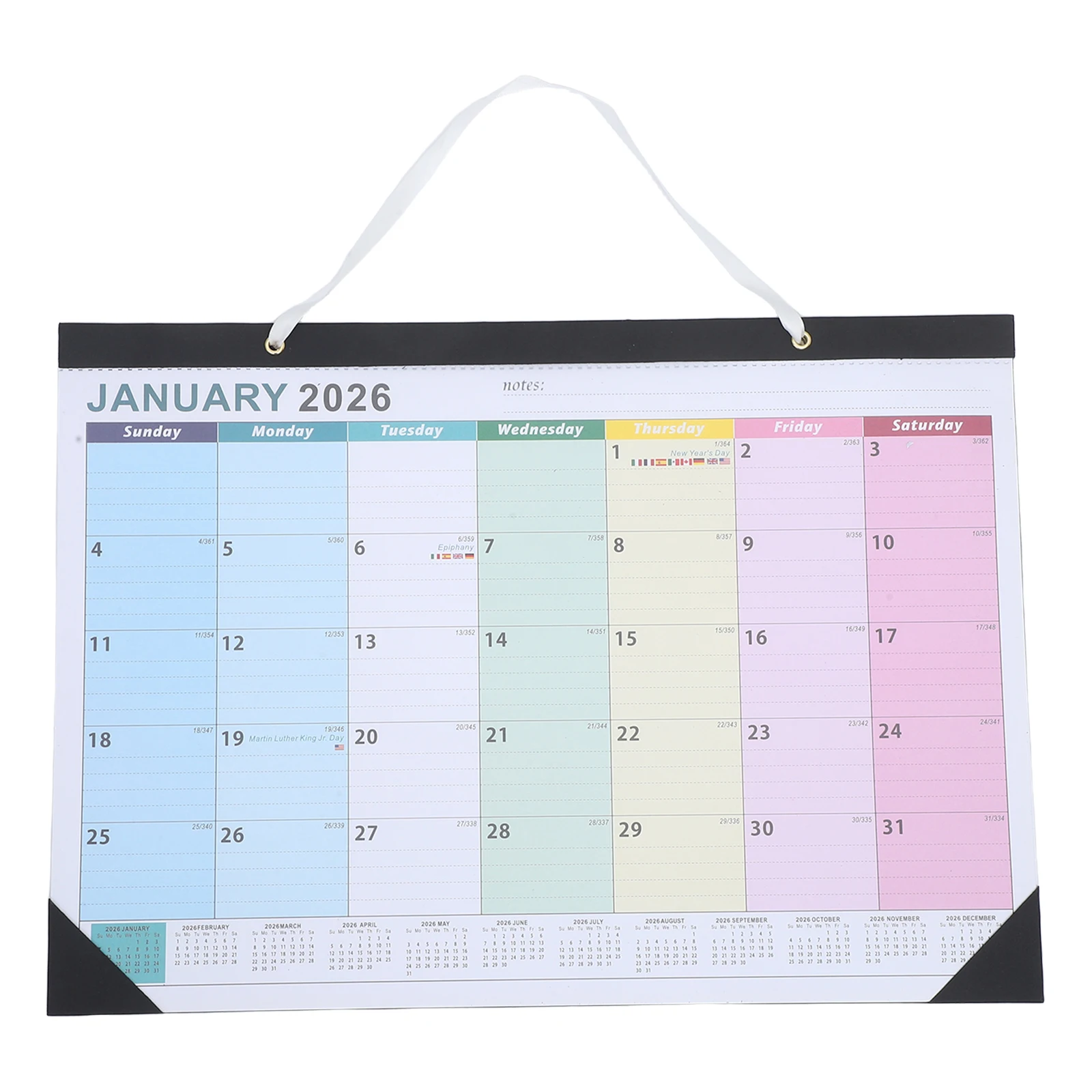 Wall Calendar 18 Month Hanging Horizontal English Calendar January 2026 June 2027 Multi-Country Holiday Monthly Planner
Wall Calendar 18 Month Hanging Horizontal English Calendar January 2026 June 2027 Multi-Country Holiday Monthly Planner