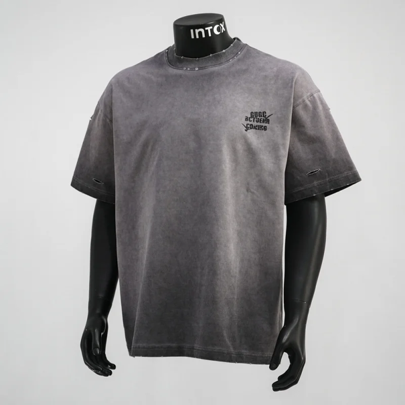 Letter printed short sleeved T-shirt for men's summer 2025 new fashion retro trendy brand nostalgic street hole top
Letter printed short sleeved T-shirt for men's summer 2025 new fashion retro trendy brand nostalgic street hole top