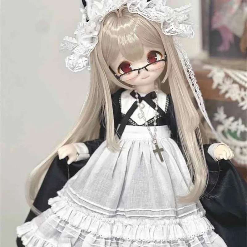 BJD doll clothes suitable for 1/4 size Maid cute clothes set doll accessories (7 points)
BJD doll clothes suitable for 1/4 size Maid cute clothes set doll accessories (7 points)