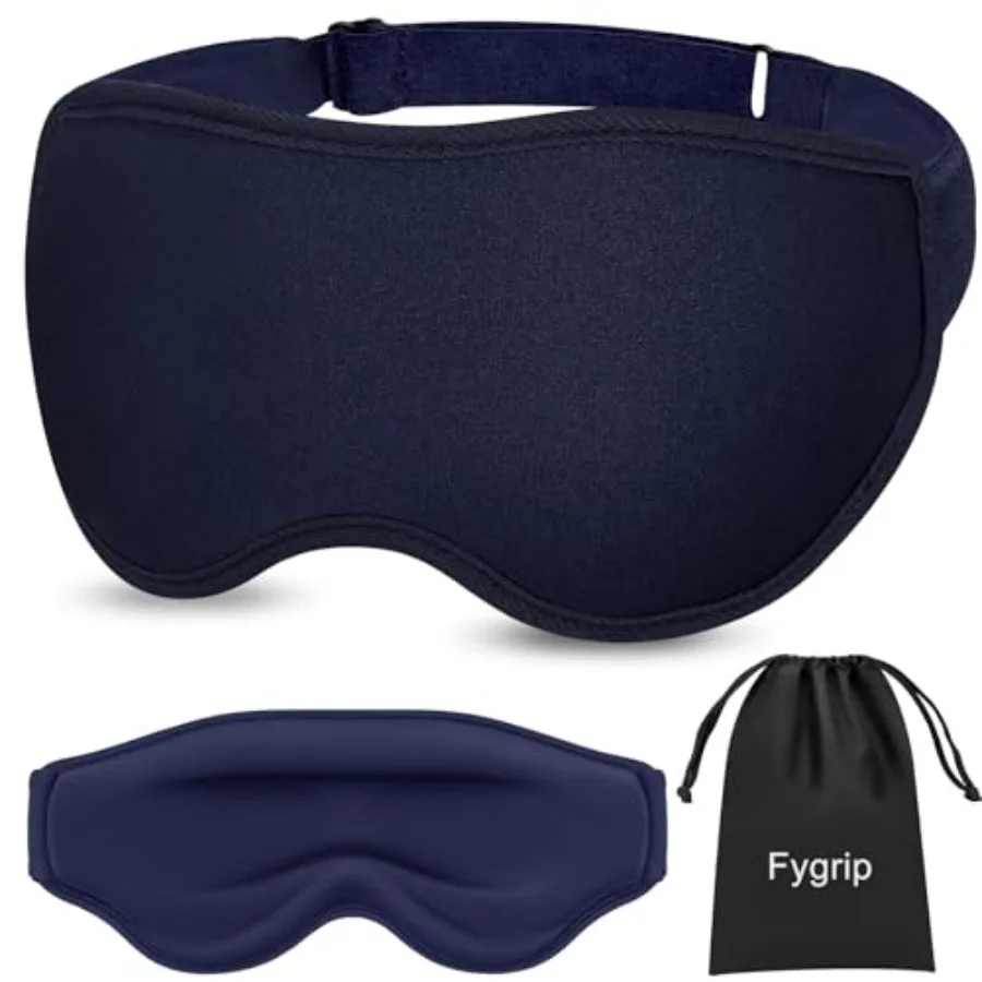 3D Eye Mask Sleep Mask for Men and Women, 100% Pressure-Free and Light Block-Out Eye Mask for Sleep with Easy Adjustable Strap,
3D Eye Mask Sleep Mask for Men and Women, 100% Pressure-Free and Light Block-Out Eye Mask for Sleep with Easy Adjustable Strap,