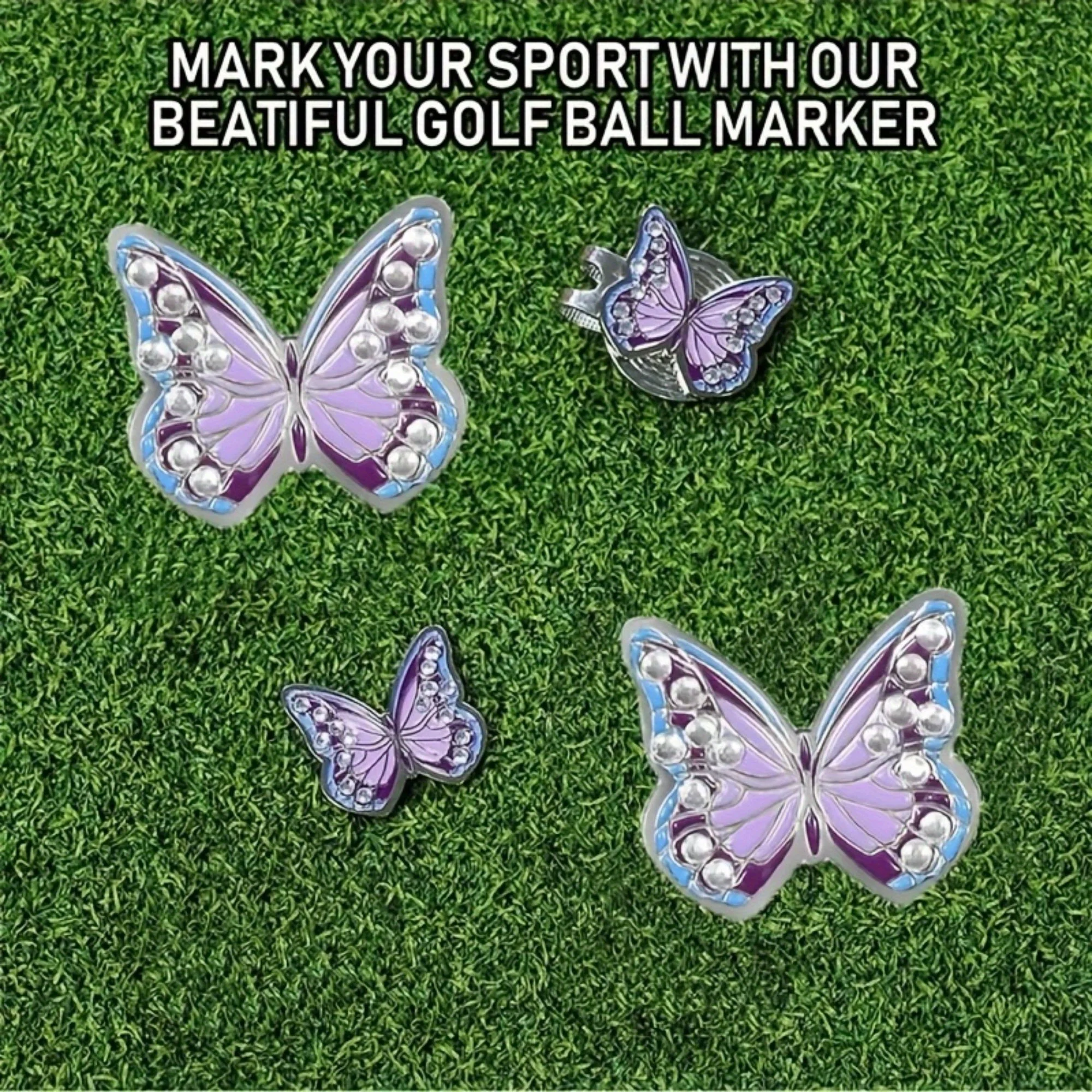 Rhinestone Butterfly Shape Ball Cap Marker with Magnetic Hat Clip , Ideal Gift for Men and Women Golf Enthusiasts
Rhinestone Butterfly Shape Ball Cap Marker with Magnetic Hat Clip , Ideal Gift for Men and Women Golf Enthusiasts