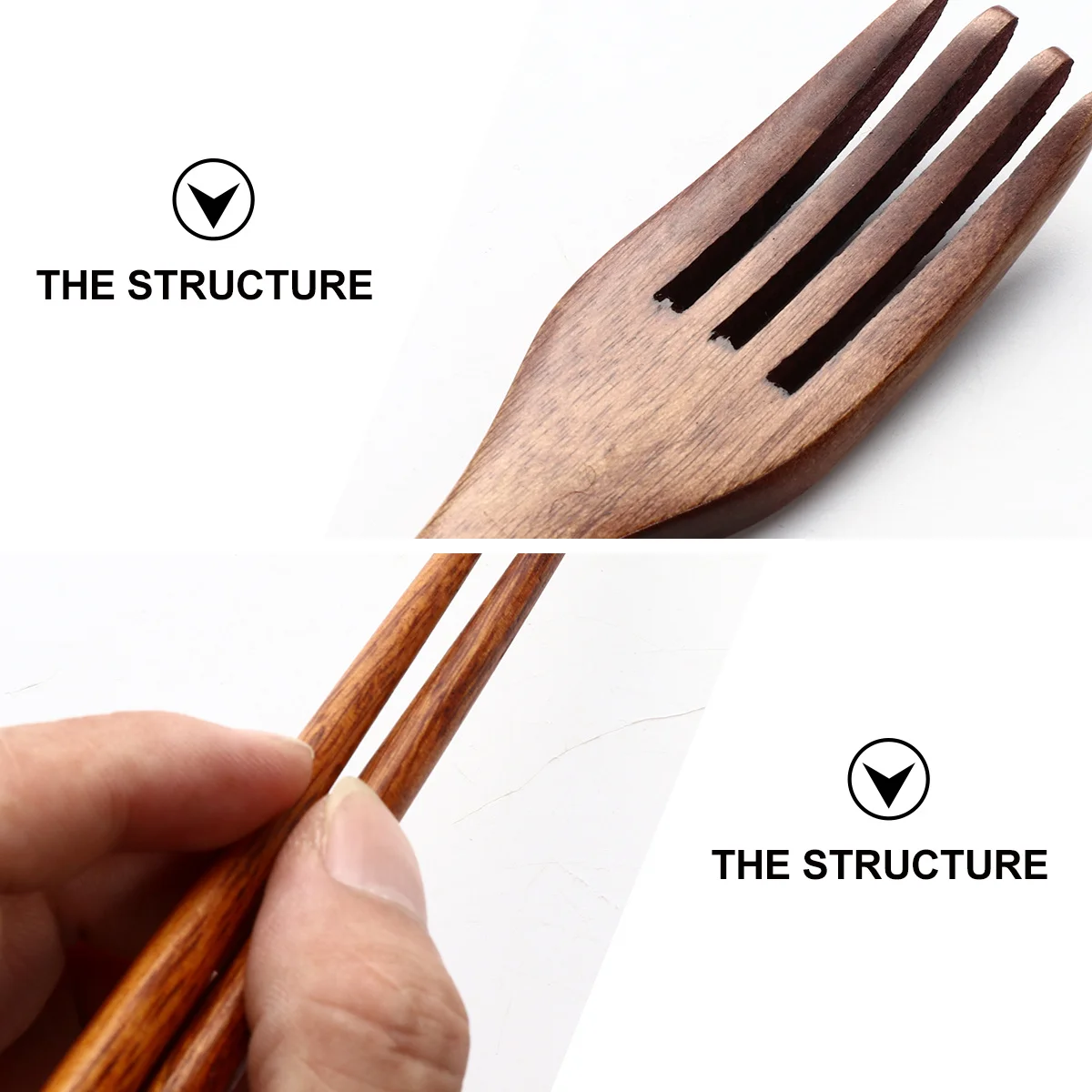 6 pcs 1 Set Bamboo Cutlery Set Reusable Fork Spoon Knife Combo Smooth Surface Easy Clean Exquisite Silverware For Kitchen
6 pcs 1 Set Bamboo Cutlery Set Reusable Fork Spoon Knife Combo Smooth Surface Easy Clean Exquisite Silverware For Kitchen