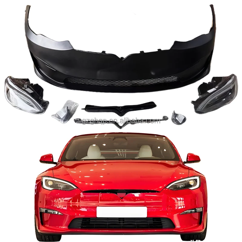 Front Bumper Headlight Surround Kit for Tesla Model S 2014-2022 Upgrade Exterior Body Parts
Front Bumper Headlight Surround Kit for Tesla Model S 2014-2022 Upgrade Exterior Body Parts