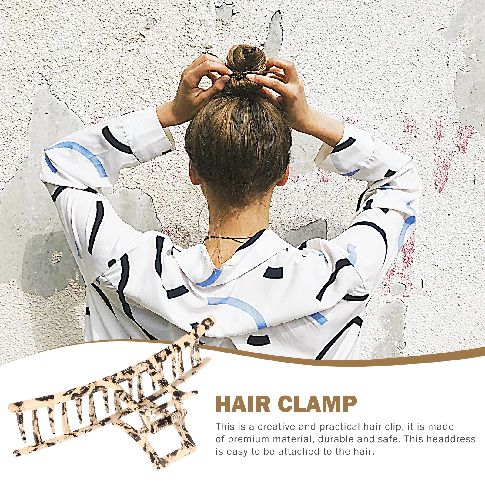 Leopard Print Clips Durable Grip Claw Hair Accessories Clips Plastic Comfortable Daily Use Hair Accessories Women Salon
Leopard Print Clips Durable Grip Claw Hair Accessories Clips Plastic Comfortable Daily Use Hair Accessories Women Salon