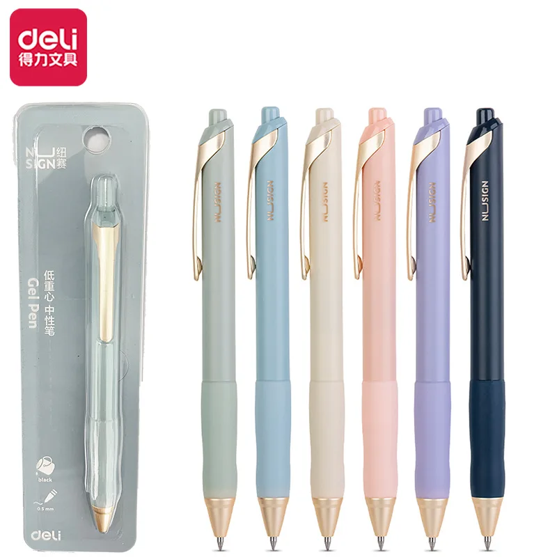 Deli Pens 18pcs Luxury Gel Pens for School Supplies Morandi Color Office Accessories Business Stationery Bullet Pen Luxury Gift
Deli Pens 18pcs Luxury Gel Pens for School Supplies Morandi Color Office Accessories Business Stationery Bullet Pen Luxury Gift