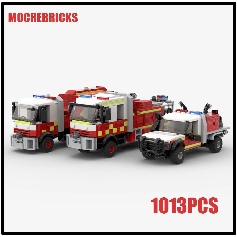 City Series MOC Building Block Classic Wildfire Strike Team Fire Engine Assemble Model DIY Brick Puzzle Toys Birthday Gifts
City Series MOC Building Block Classic Wildfire Strike Team Fire Engine Assemble Model DIY Brick Puzzle Toys Birthday Gifts