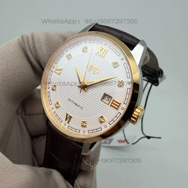 Men's High-end Watch Big Three-Pin Single Calendar Drilling Fully Automatic Mechanical Watch
Men's High-end Watch Big Three-Pin Single Calendar Drilling Fully Automatic Mechanical Watch