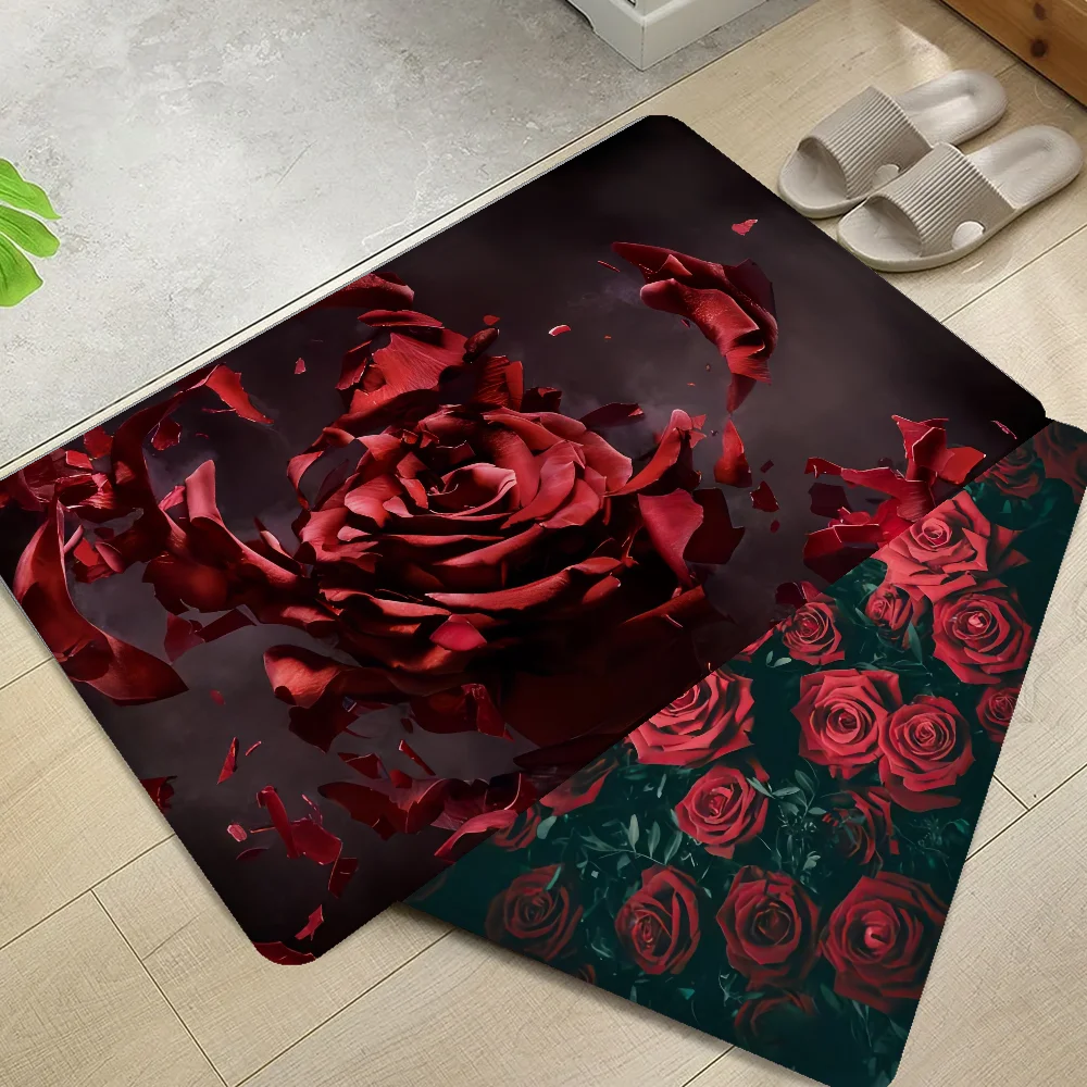 Flower Rose Floor Mat Bathroom Mat Anti-slip Absorb Water Long Strip Cushion Bedroon Mat Welcome Doormat
Flower Rose Floor Mat Bathroom Mat Anti-slip Absorb Water Long Strip Cushion Bedroon Mat Welcome Doormat