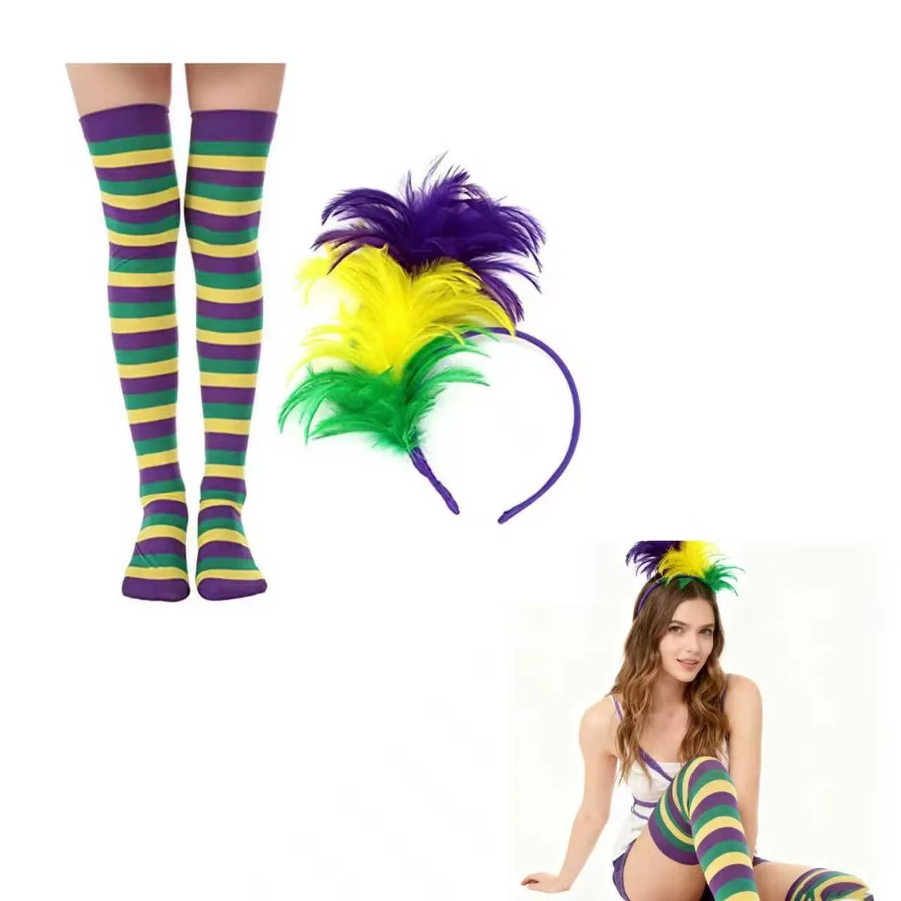 PESENAR Carnival costumes include carnival headbands, stockings and other festive party outfits
PESENAR Carnival costumes include carnival headbands, stockings and other festive party outfits