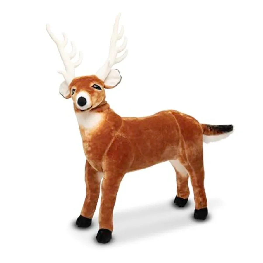 Lifelike stuffed animal for home decor, plush fabric, brown, ultra-soft and oversized over 3 feet long
Lifelike stuffed animal for home decor, plush fabric, brown, ultra-soft and oversized over 3 feet long