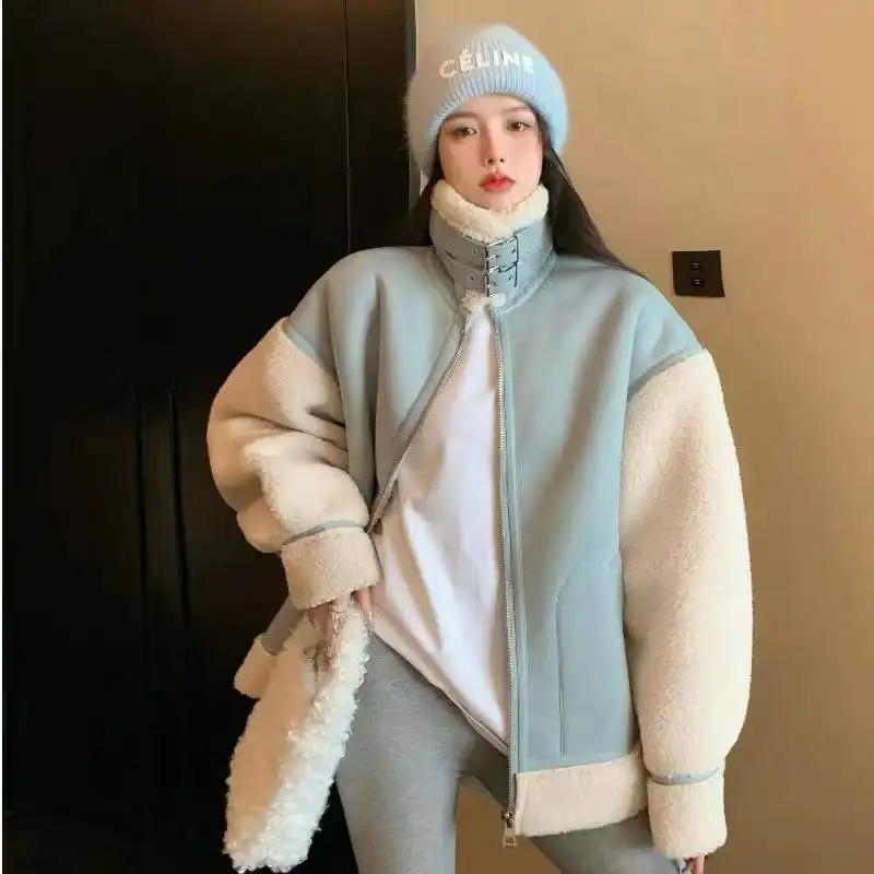 Women Faux Fur Coat Winter Jacket Thick Warm Fur Coat Loose Warm Thicken Casual 2022 New England Female Color Suede Outerwear
Women Faux Fur Coat Winter Jacket Thick Warm Fur Coat Loose Warm Thicken Casual 2022 New England Female Color Suede Outerwear