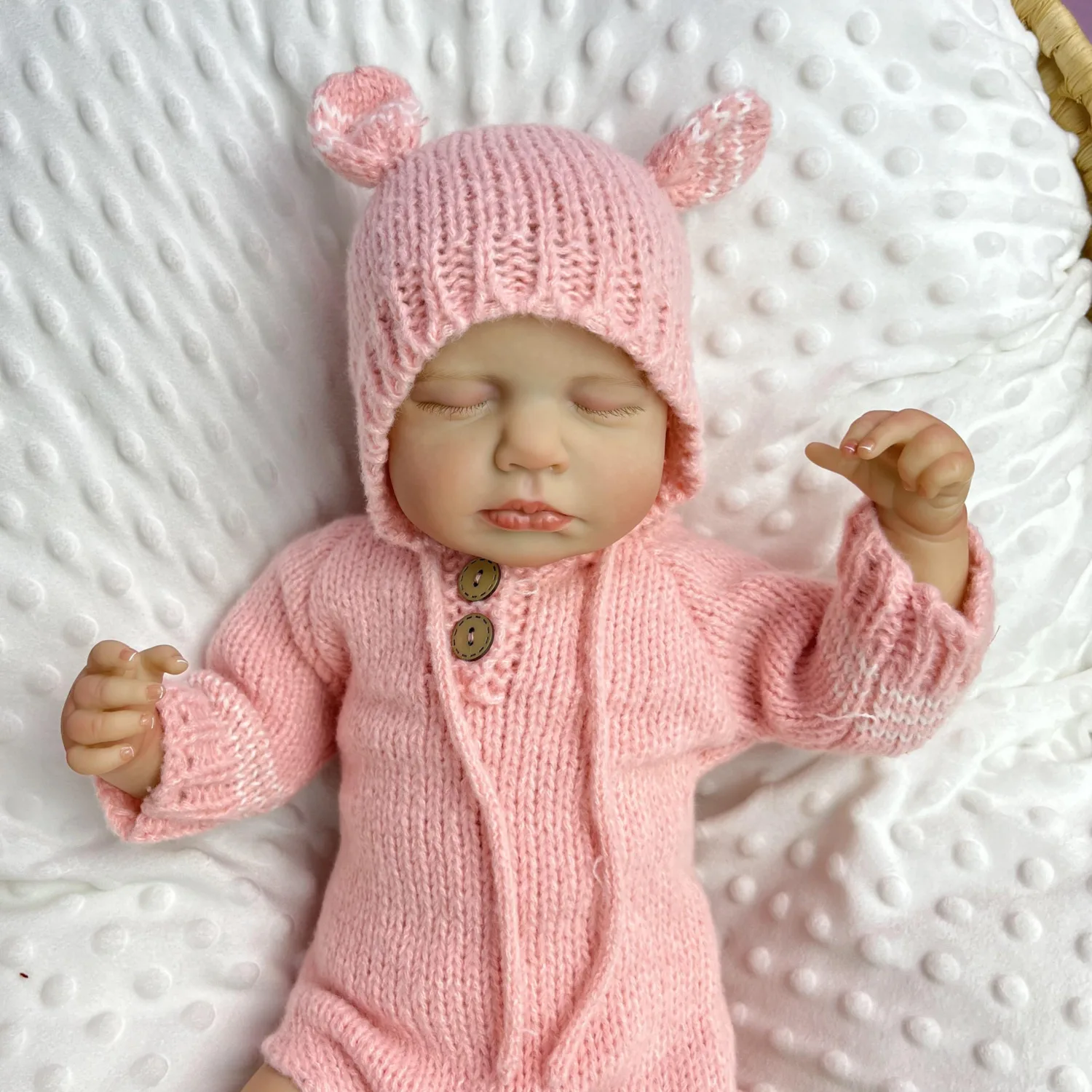 BZDOLL 19-inch Asleep Reborn Baby Doll Realistic 48cm 3D Skin Doll with Cloth Body Fashionable Birthday Gift for Kids
BZDOLL 19-inch Asleep Reborn Baby Doll Realistic 48cm 3D Skin Doll with Cloth Body Fashionable Birthday Gift for Kids