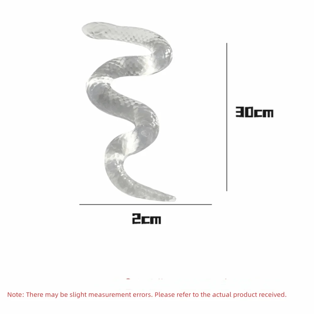 Transparent Snake Squeezing Simulation Durable Plastic Snake-Shaped Ornament Stretched And Squished Elastic Texture
Transparent Snake Squeezing Simulation Durable Plastic Snake-Shaped Ornament Stretched And Squished Elastic Texture